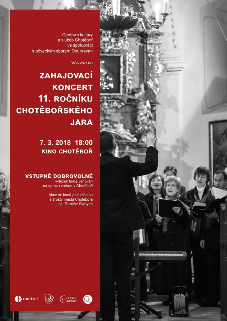 Grafika koncertu Zahajovací koncert 11. ročníku Chotěbořského hudebního jara