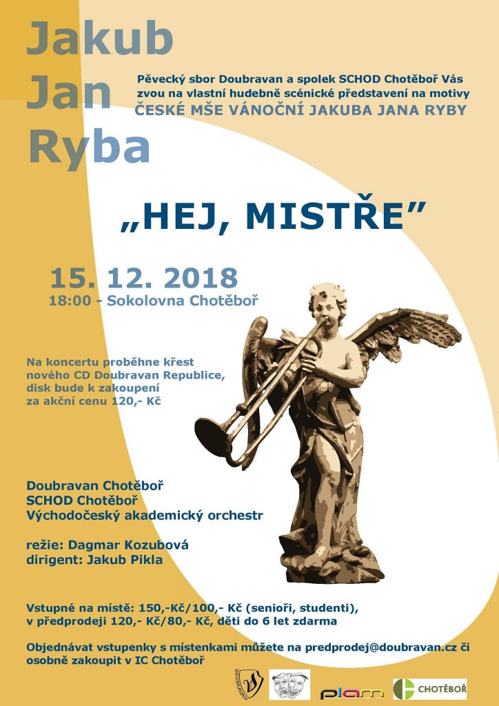 Grafika koncertu Hej, mistře!