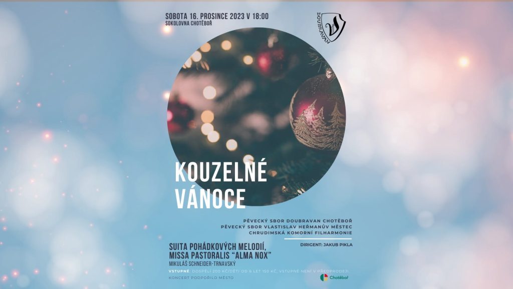 Grafika koncertu Kouzelné Vánoce