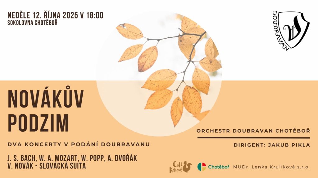 Grafika koncertu Novákův podzim I.