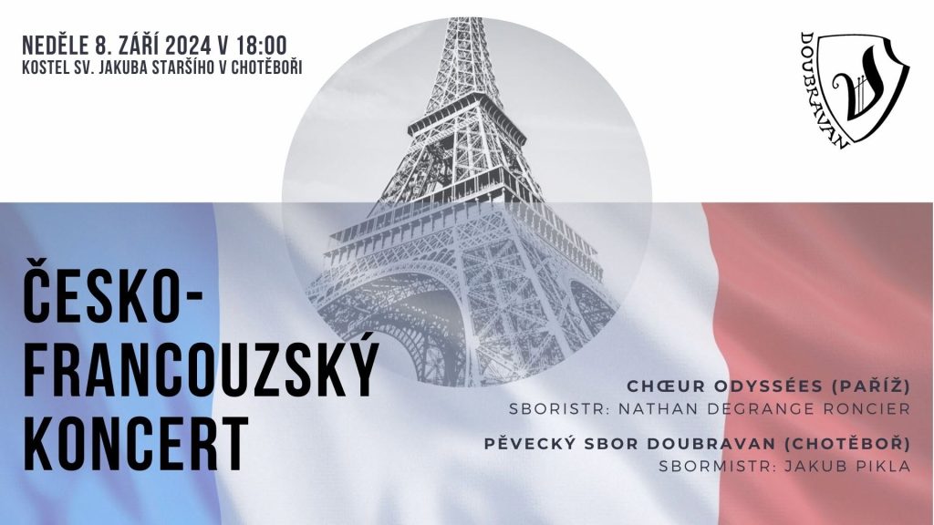 Grafika koncertu Česko-francouzský koncert