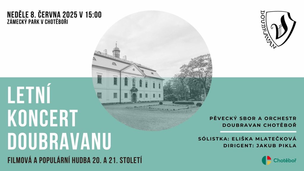 Grafika koncertu Letní koncert Doubravanu