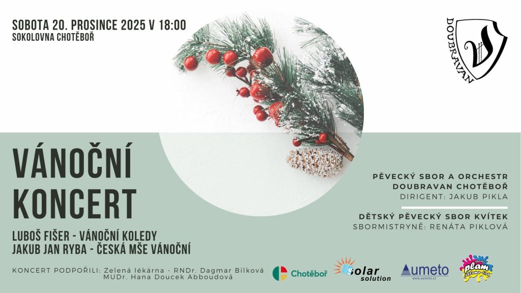 Grafika koncertu Vánoční koncert